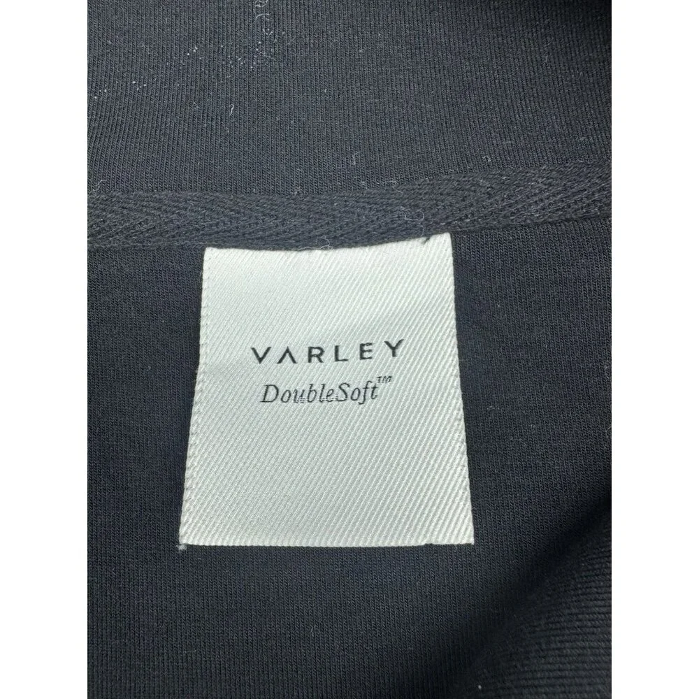 Varley Black Doublesoft Hawley 1/2 Zip Womens Sweatshirt L Soft Luxe Athleisure - Picture 6 of 10
